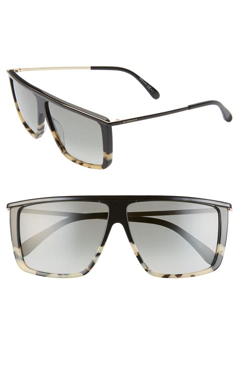 givenchy 62mm oversize flat top sunglasses|Givenchy 62mm Oversize Flat Top Sunglasses .